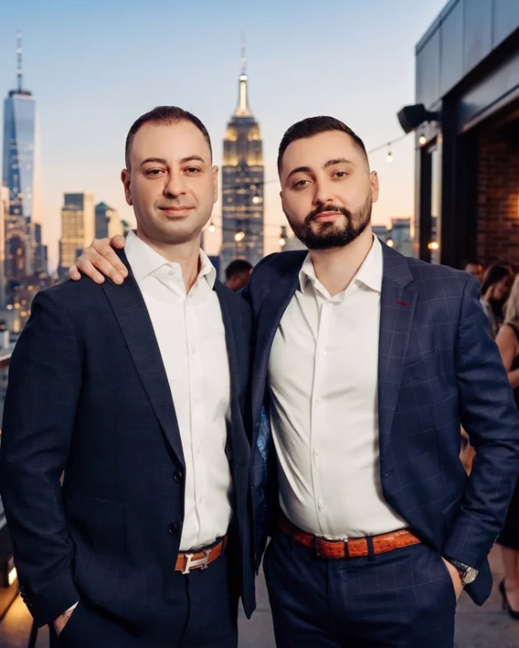 Fisher Stone founding partners Lowrance Fisher and Gregory Stone in New York City