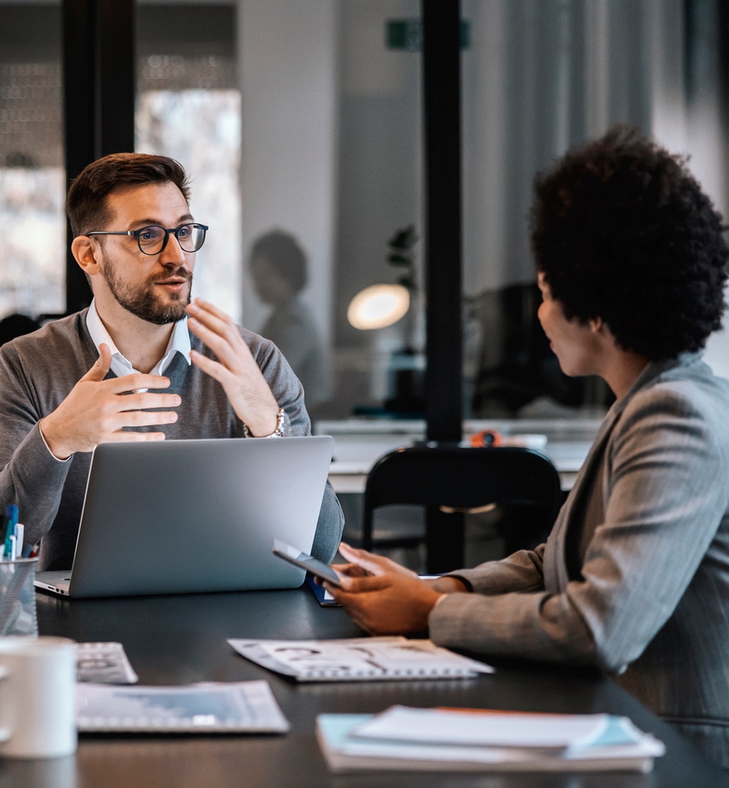 lawyers are communicating with each other